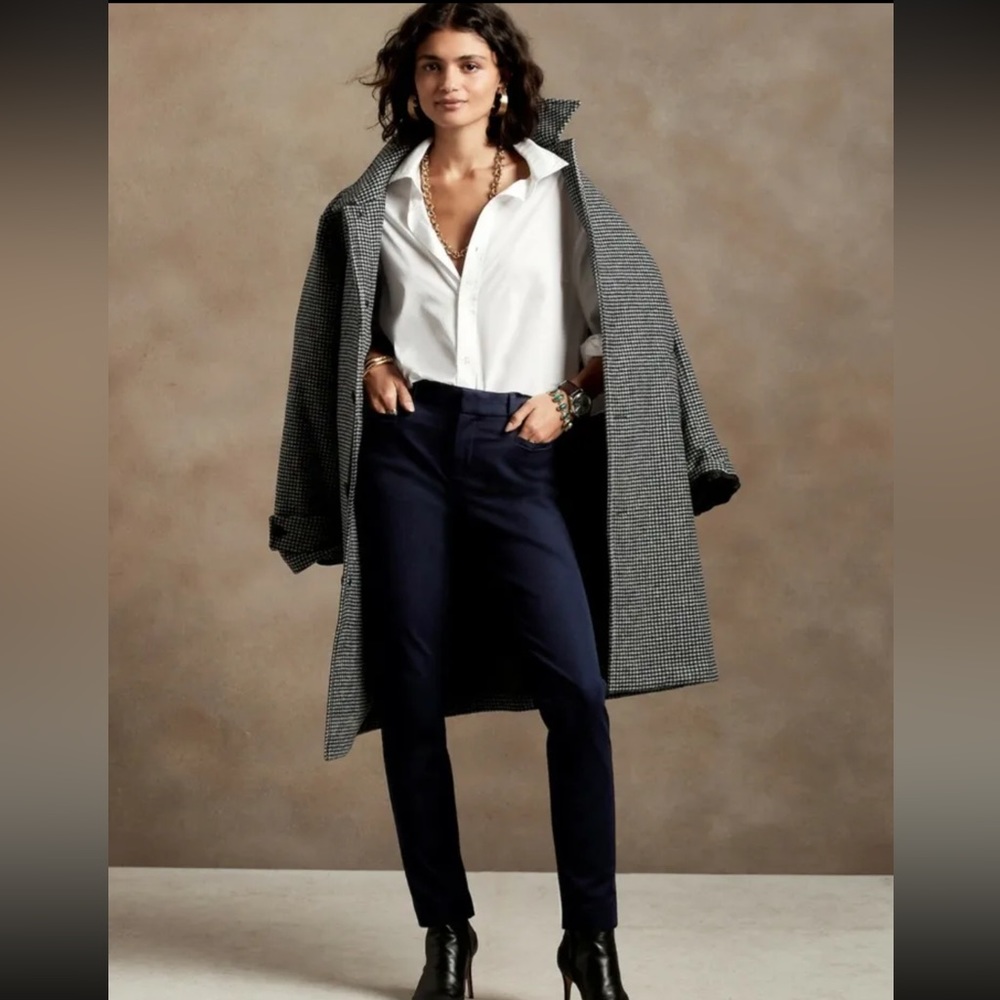 0P Banana Republic Modern Sloan pants - navy